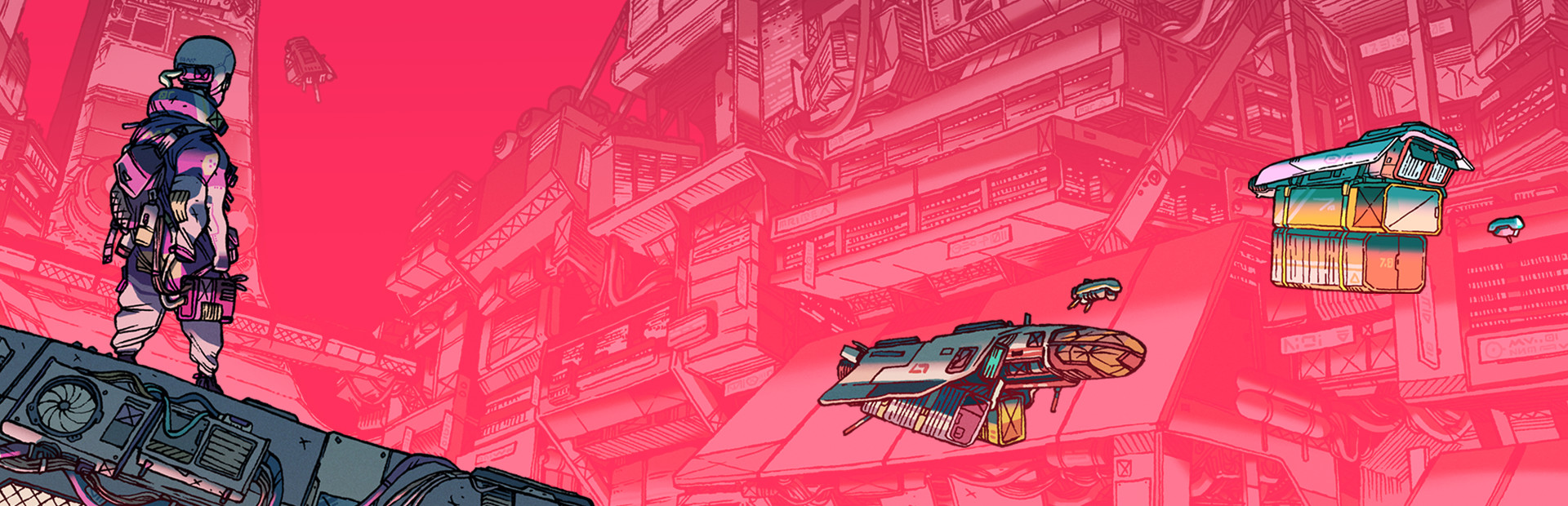 Citizen Sleeper key art showing the android protagonist against a stylized space station backdrop