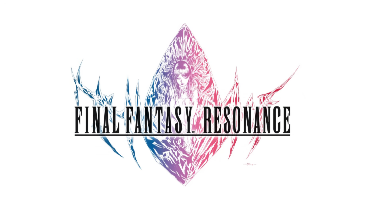 Final Fantasy Resonance key art showing HD-2D pixel characters in a fantasy world