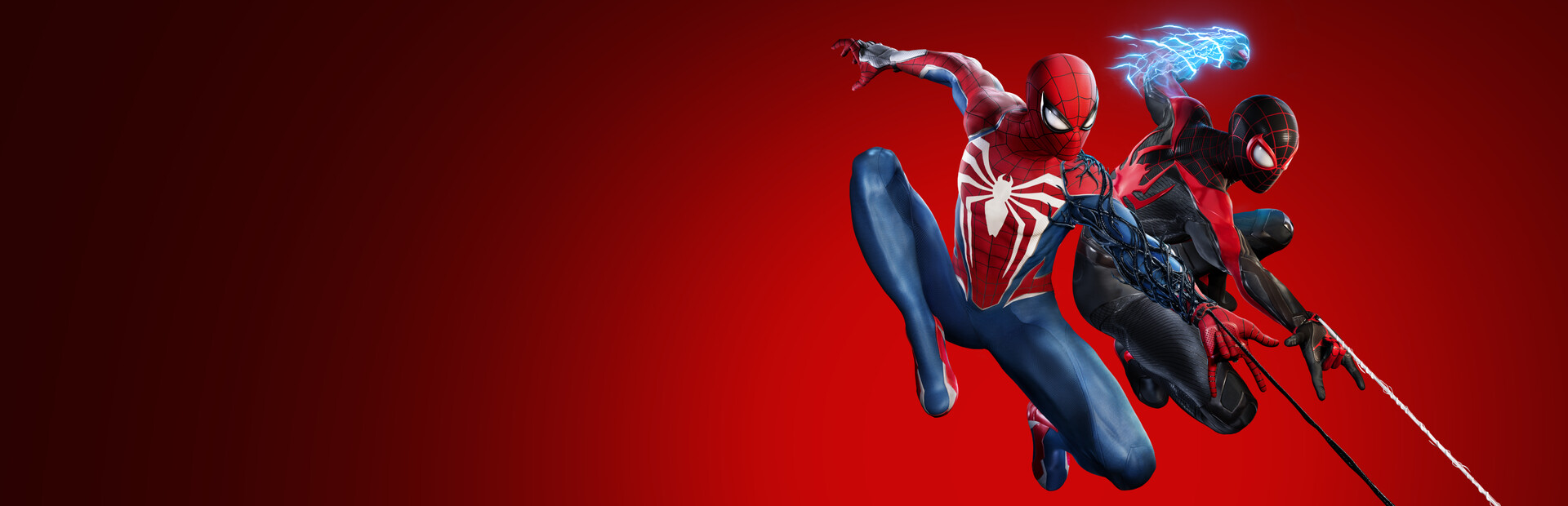 Marvel's Spider-Man 2 key art showing Peter Parker and Miles Morales